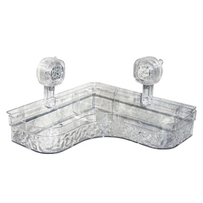 吸盘转角置物架卫生间浴室厕所洗漱台淋浴免打孔挂墙三角收纳神器