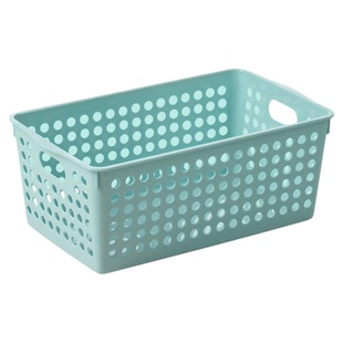 茶花杂物收纳筐零食玩具整理箱厨房篮子宿舍桌面塑料储物盒收纳箱