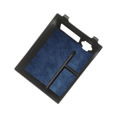 焕新极氪001扶手箱储物盒翻毛皮