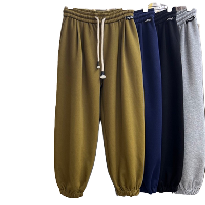 大码300斤宽松休闲裤子男女春秋