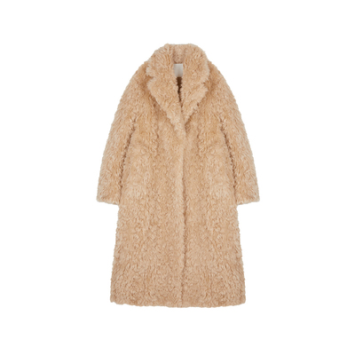 JNBY/江南布衣秋冬长款毛毛外套女宽松长款仿皮草高级感5OAA15530