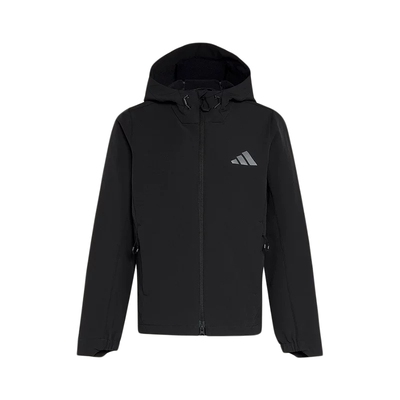 adidas阿迪达斯2026春女户外拒水透湿保暖软壳连帽夹克外套KC6990