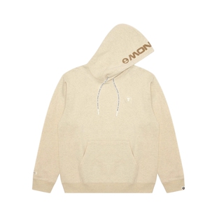 Aape旗舰店男装秋冬小标徽章简约潮流休闲薄绒连帽卫衣C354XAP