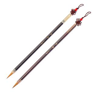 六品堂眉黛剪瞳小楷毛笔纯狼毫蝇头小楷楷书书法专用专业级毛笔高档高级勾线笔国画临摹毛笔非遗大师手作簪花