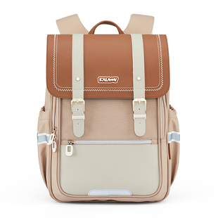 卡拉羊书包五六年级男童减负中学生大容量背包初中生女双肩包5161