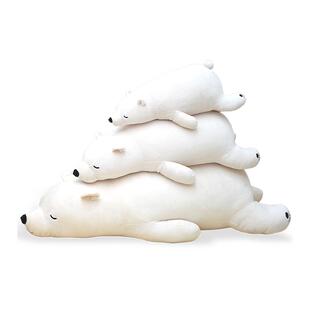 LIVHEART北极熊抱枕玩偶公仔毛绒玩具睡觉抱趴趴熊娃娃情人节礼物