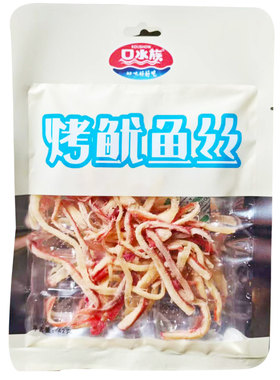 口水族烤鱿鱼丝5袋不辣儿童零食