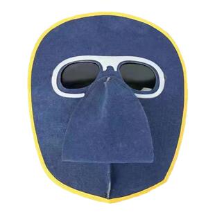 牛皮电焊面罩焊工专用防护面罩全脸头戴式轻便面具烧焊气焊氩弧焊