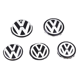 适用大众宝来传奇新途锐CC甲壳虫尚酷朗逸POLO螺丝轮毂盖车轮胎标