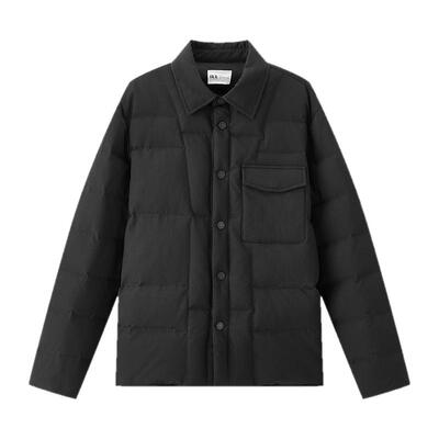 商场同款流石男装轻便衬衫羽绒服