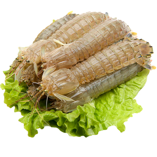 皮皮虾鲜活超大全母满籽公虾爬红膏虾虎富贵琵琶虾青岛海鲜 2斤装