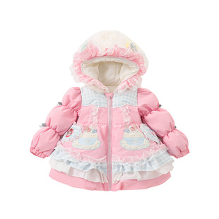 Hi！Fish儿童羽绒服80绒女童美乐蒂玉桂狗洛丽塔衣服超好看的外套