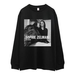 爱乐-Sophie Zelmani 苏菲.珊曼妮 专辑图案印花长袖T恤