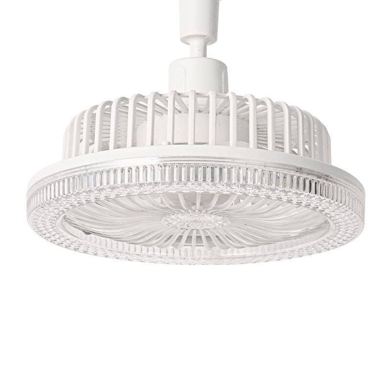 110V220V电压通用E27螺口风扇灯带遥控三色无极变光宿舍卧室书房