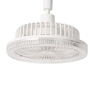 110V220V电压通用E27螺口风扇灯带遥控三色无极变光宿舍卧室书房