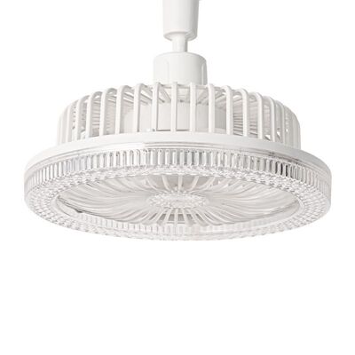 110V220V电压通用E27螺口风扇灯带遥控三色无极变光宿舍卧室书房