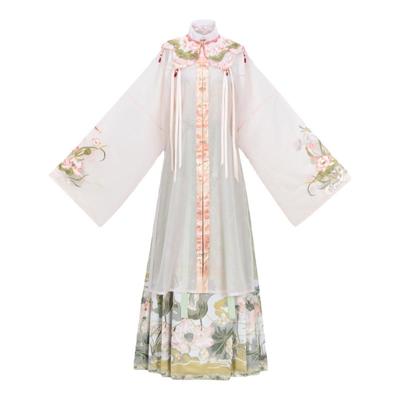 明制汉服竖领织金妆花马面裙