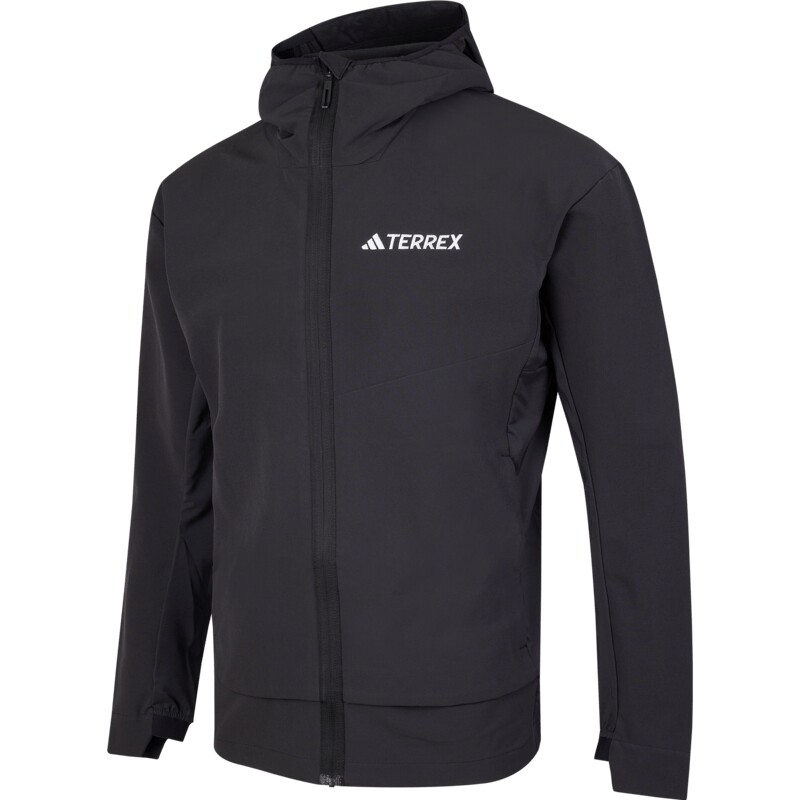 adidas阿迪达斯男子运动服时尚训练跑步户外连帽夹克IX1490