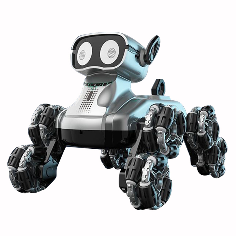 德国进口机器狗新款八轮特技机械狗智能男孩玩具儿童节遥控车感应