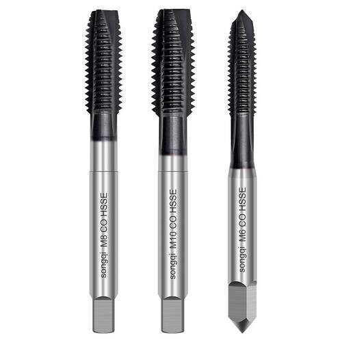 高钴机用丝锥丝攻钻头不锈钢专用螺旋攻牙m3m4m5m6m8m10m12m14m16