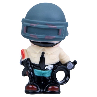 吃鸡公仔汽车烘焙大吉大利摆件