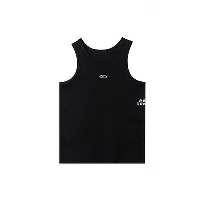 OOTC 螺纹背心2.0 男士条纹无袖背心紧身复古夏季新款运动打底