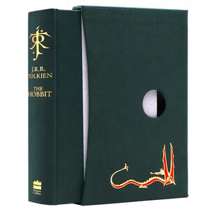 现货霍比特人精装豪华版 The Hobbit 英文原版小说 魔戒指环王前传经典影视原著史诗奇幻小说青少年魔幻冒险课外阅读J.R.R.Tolkien