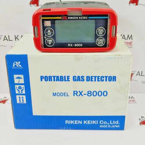 RIKEN KEIKI RX-8000 PORTABLE GAS DETECTOR (CH4/O2-L MED) WIT