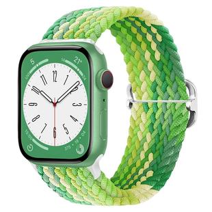 适用applewatch编织表带S8苹果手表s7滑扣款ultra彩虹版尼龙回环iwatch1/2/3/4/5/6官方款40mm尼龙可调se运动