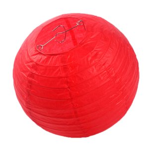 新年中式古风折叠大红色纸灯笼元宵节结婚活动场景装饰花灯罩挂饰