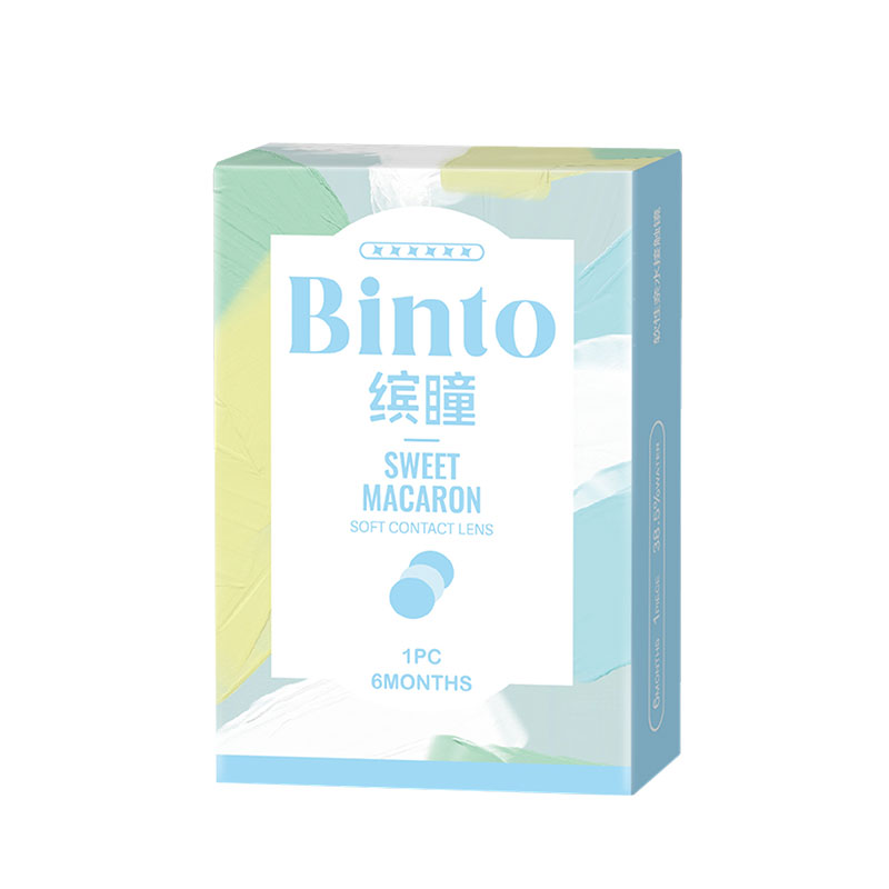 【Binto缤瞳】马卡龙半年抛大直径美瞳自然百搭狗狗眼氛围感1片装