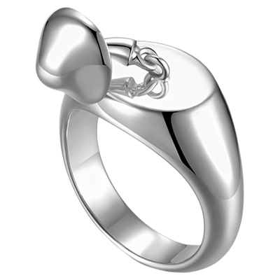 蘑菇珐琅戒指镀金小众设计高级感