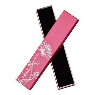 烫金莲花发簪礼盒首饰盒珠宝盒手链吊坠项链盒子高端包装送人纸盒