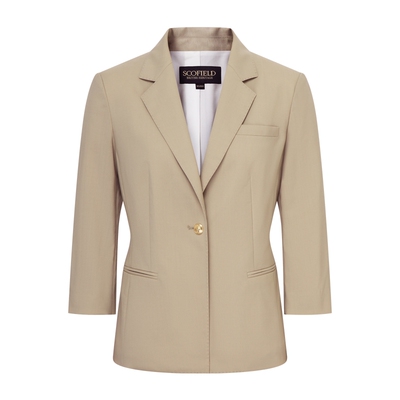 Scofield绵羊毛七分袖外套