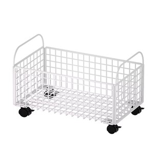 书包置物架学生教室装书放置神器可移动滑轮收纳筐桌下书本收纳架