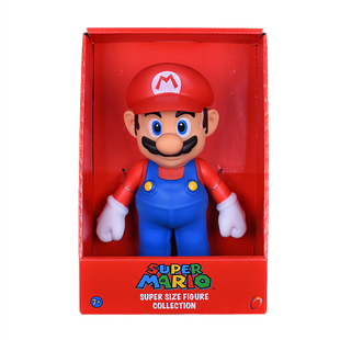 超级玛丽SuperMario马里奥可动手办公仔摆件玩具路易耀西蘑菇人偶