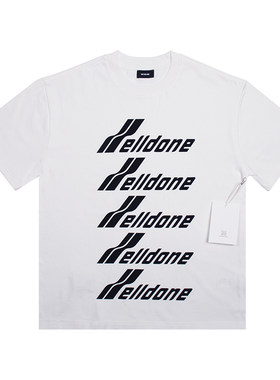 WE11DONE经典logo潮流男女短袖
