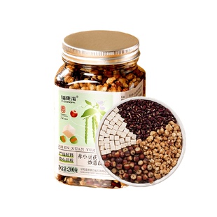 福东海炒熟赤小豆茯苓薏苡仁芡实红豆薏米茶三蒸三晒薏米养生花茶