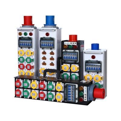 舞台灯光12路电源直通箱