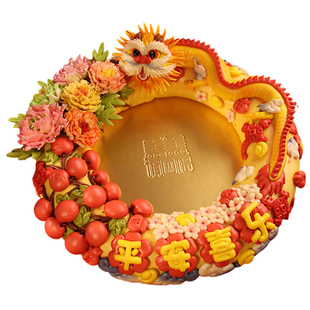 宝宝周岁生日抓周儿童馒头糕点花馍馍百日百天百岁面圈胶东花饽饽