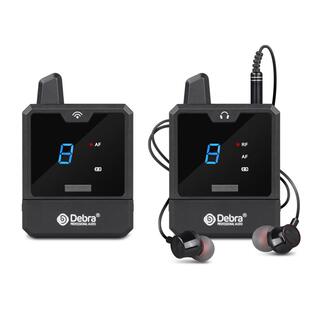 Debra德贝乐歌手乐队专业实时监听耳返系统直播入耳式便携无线返