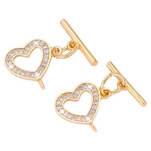 穿珍珠项链扣头保色镀18k金延长收尾扣diy翡翠手链接头连接扣配件