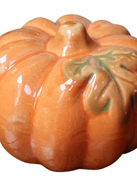 美式田园乡村陶瓷南瓜装饰摆件