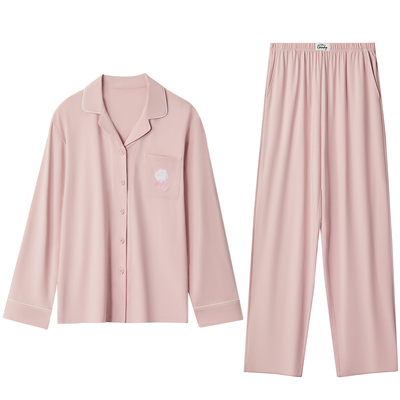 红豆居家棉花糖超柔软磨毛睡衣