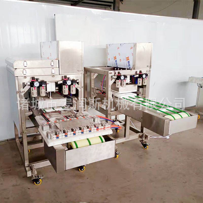 鸡柳成型机调理品设备 鱼香汉堡肉饼成型机 鸡柳整形机器规格齐全