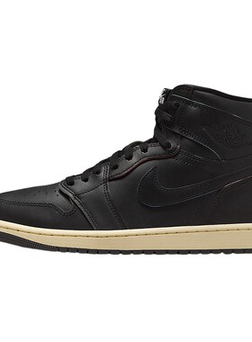 Nike耐克男鞋Air Jordan 1 AJ1刮刮乐黑色 高帮篮球鞋DZ5485-002