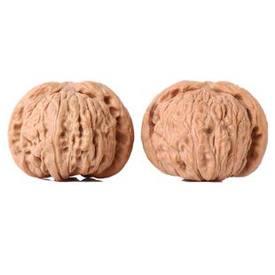 文玩野外生闷尖白狮子头矮桩磨盘四座楼小尺寸手捻核桃手把件涞水