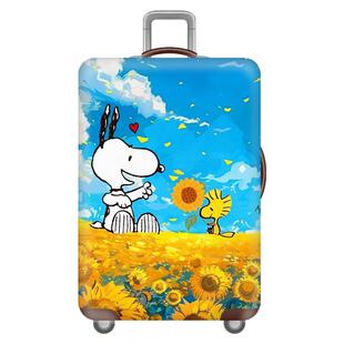 史努比三七分胖箱方形行李箱保护套拉杆旅行箱防尘袋罩加厚耐磨