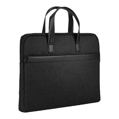 得力公文包皮质提手耐刮耐磨