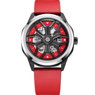 劳士顿手表男镂空机械男士手表轮毂表盘男表2025新款DIY组装礼物